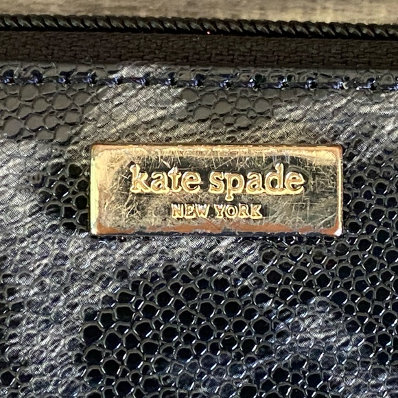 🖤 KATE SPADE Grey Leopard Zip Around Wallet - Picture 4 of 12